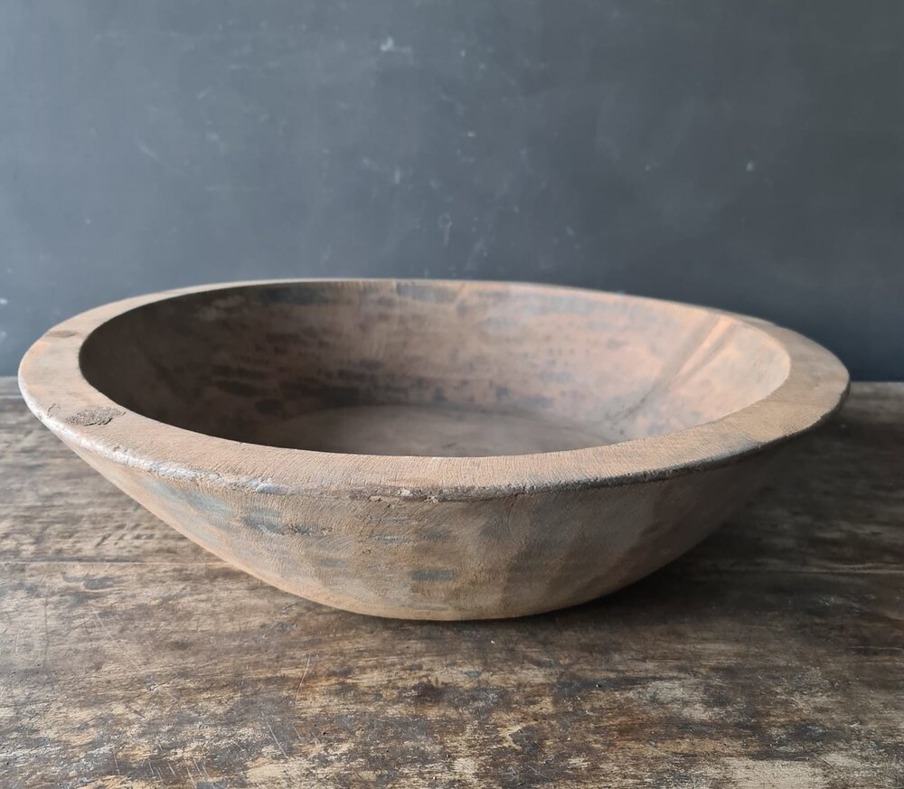 Houten schaal groot / houten schaal XL A