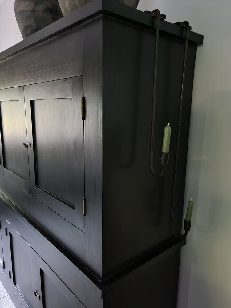 6- deurs kast Gili old black 