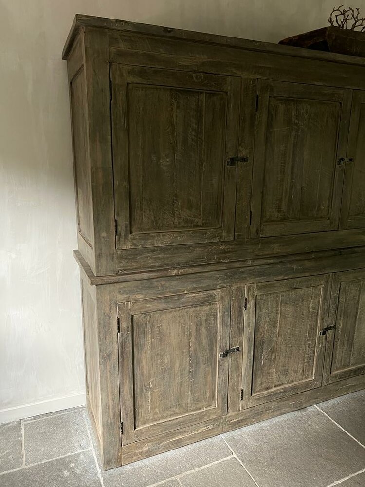 6- deurs  kast Gili oud teak 