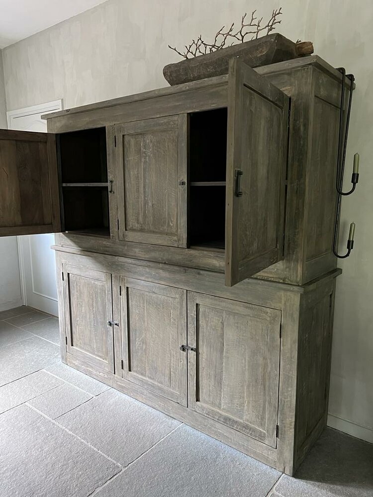 6- deurs  kast Gili oud teak 