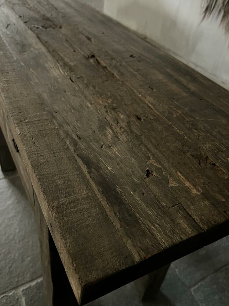 Sidetable driftwood 3 lades (140cm) GERESERVEERD 