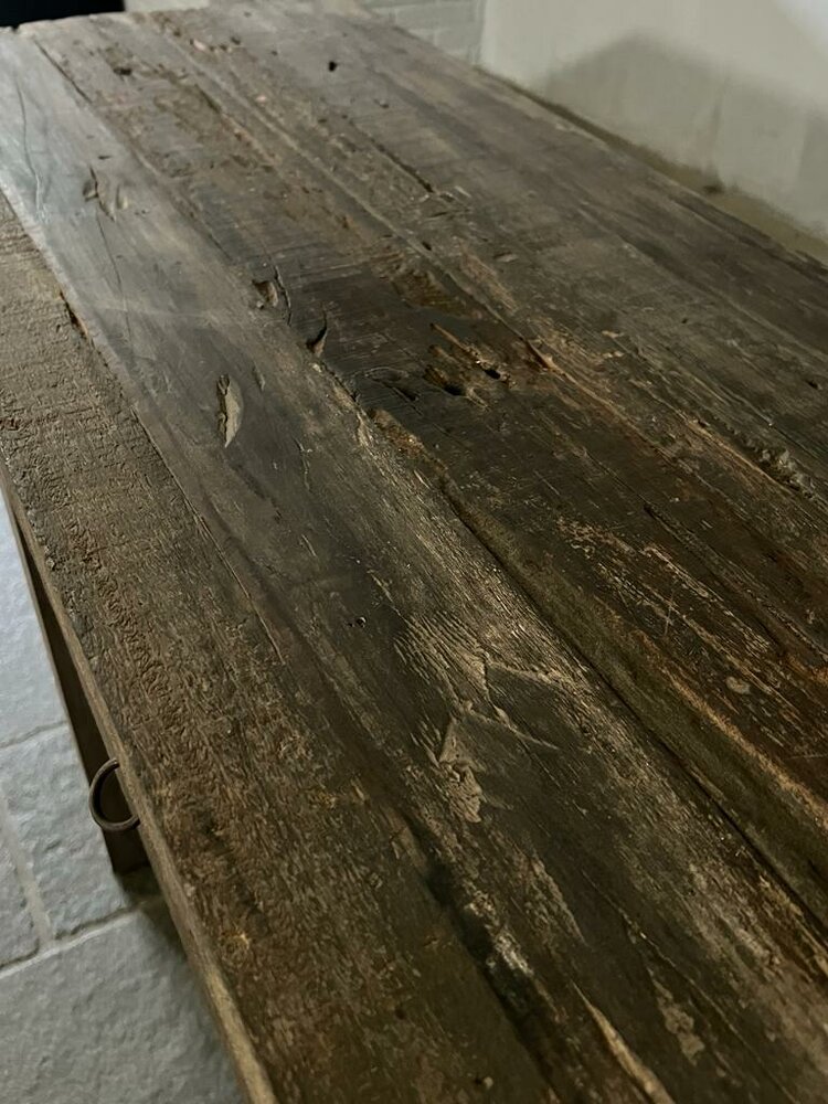 Sidetable driftwood 3 lades (140cm) GERESERVEERD 