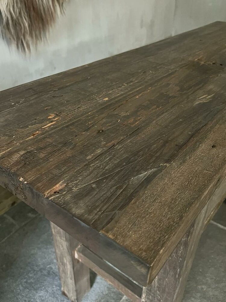 Sidetable driftwood 3 lades (140cm) GERESERVEERD 