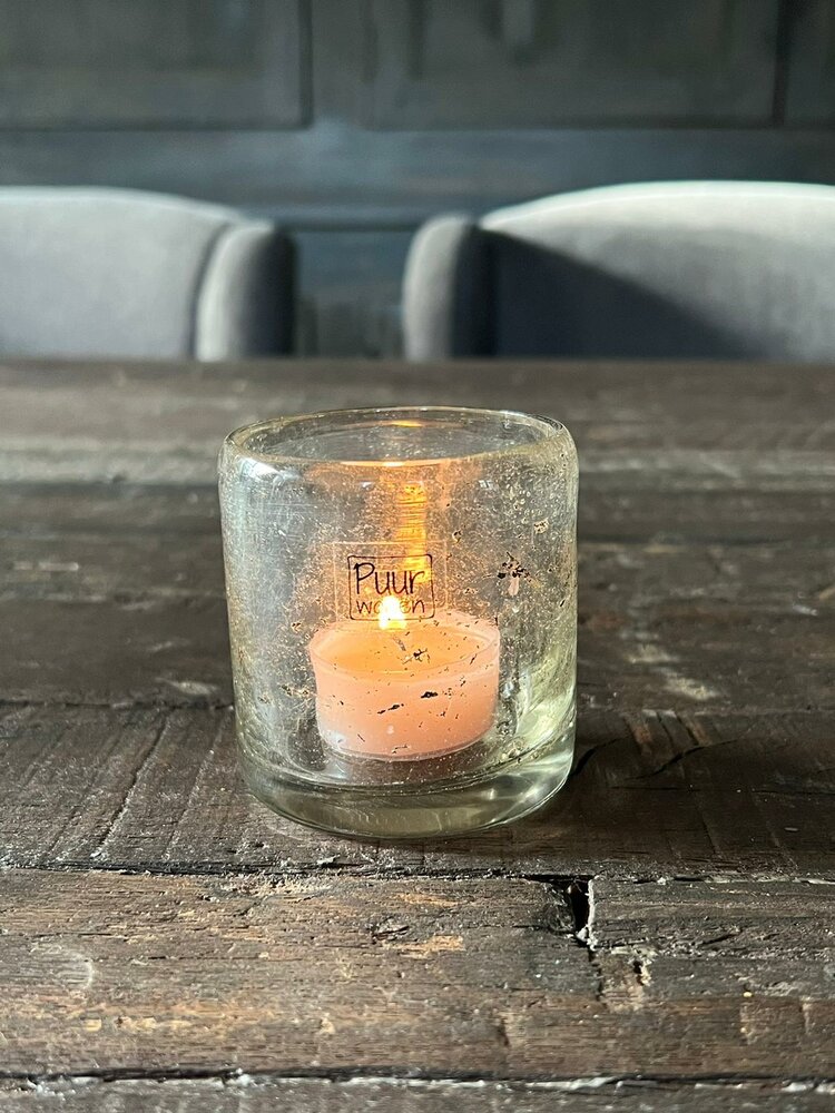 Windlicht metal chips 7/7 Puur wonen