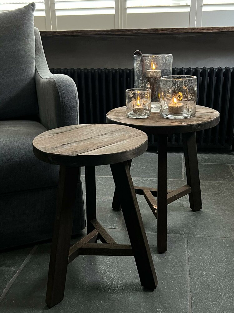 Salontafeltjes| bijzettafeltjes Driftwood  set 