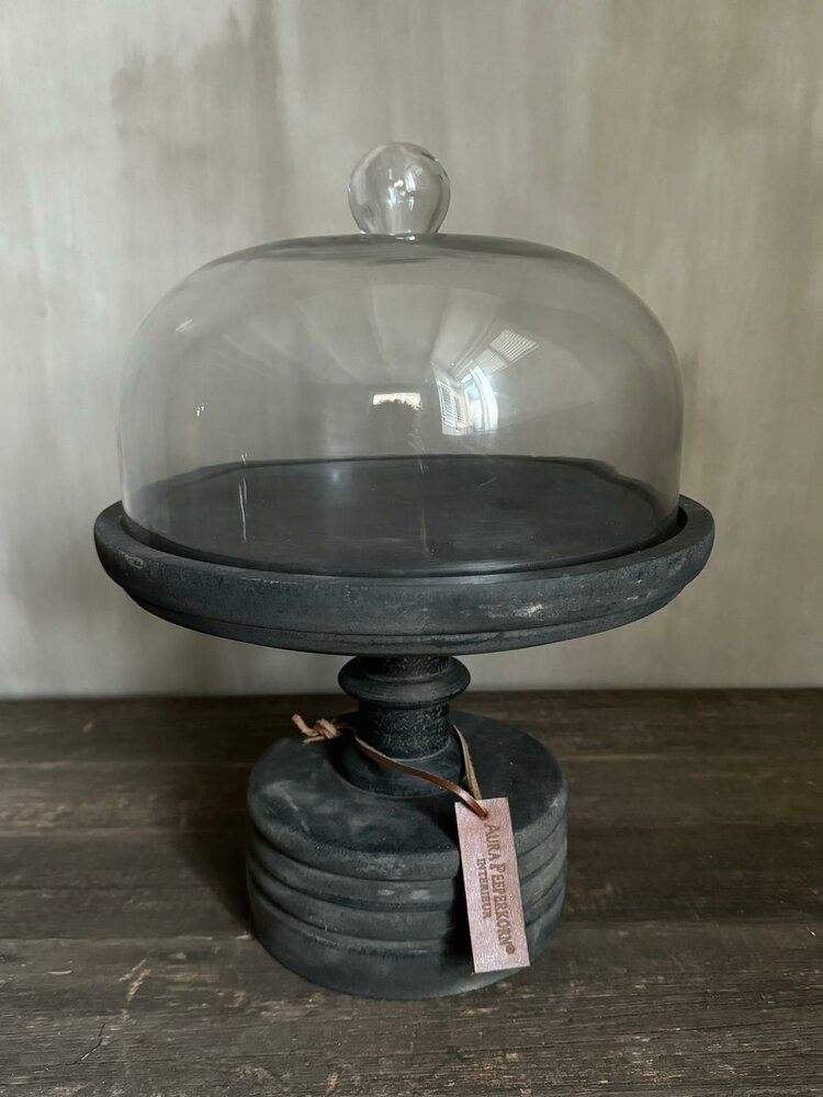 Taartplateau met stolp groot Aura Peeperkorn 