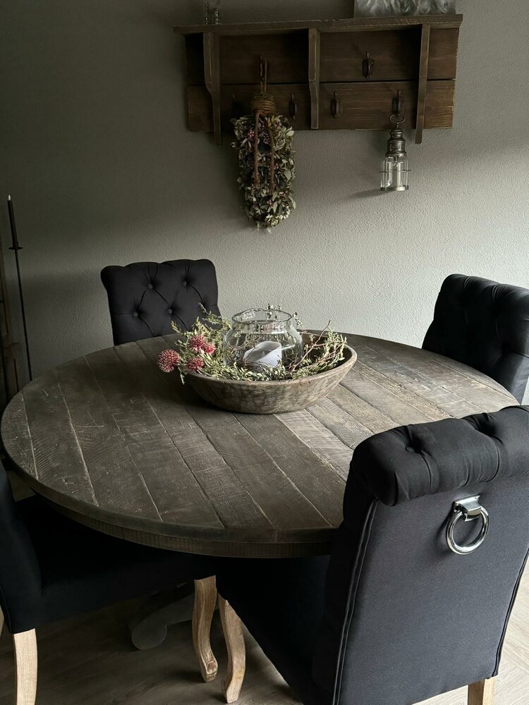 Ronde tafel Driftwood | ronde eetkamertafel Driftwood 150cm 