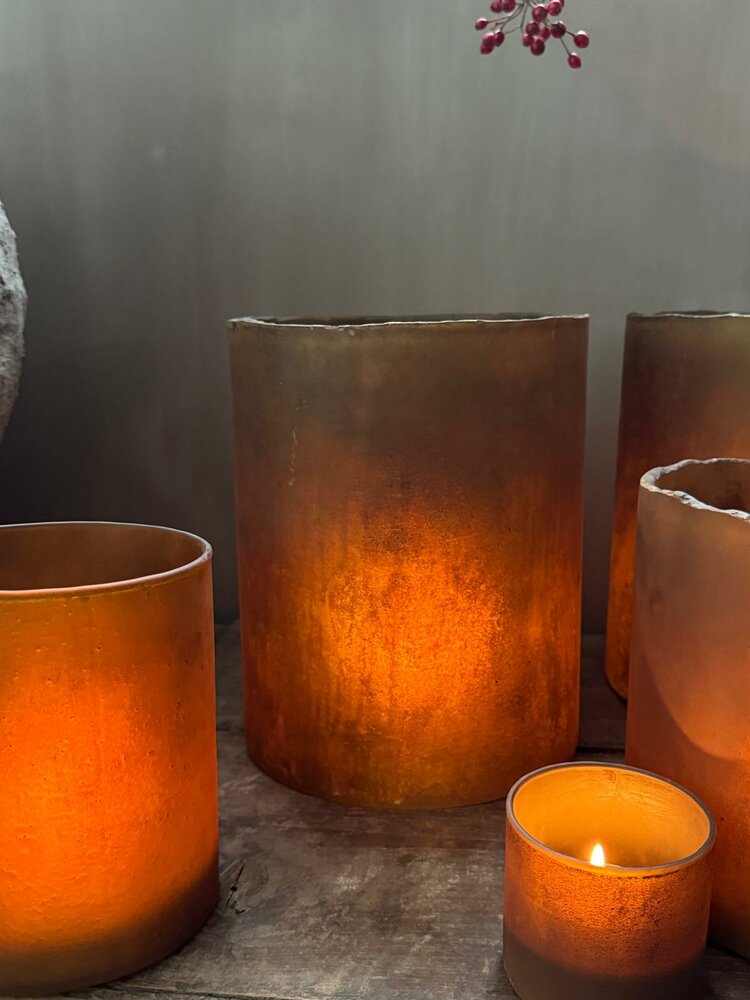 Windlicht roest Luksa (20x25)