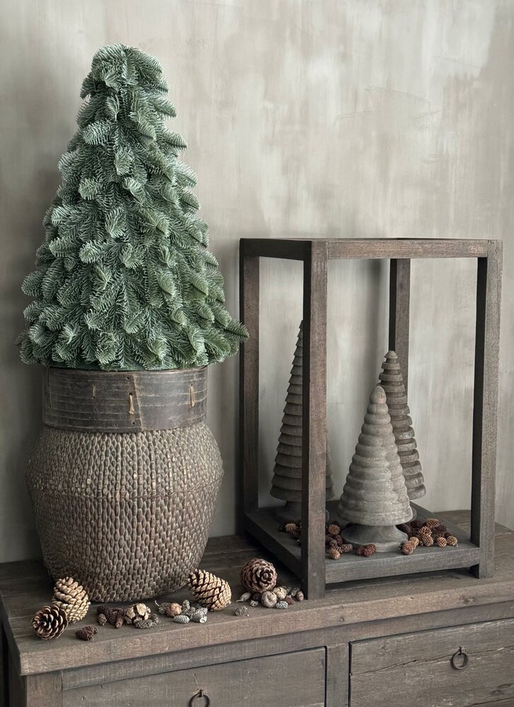 Houten kerstboom Christiaan Luksa