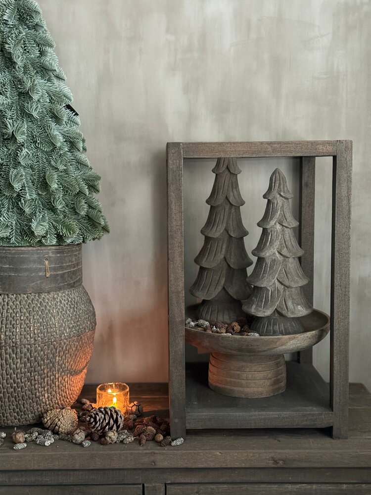 Houten kerstboom Rudolph Luksa medium