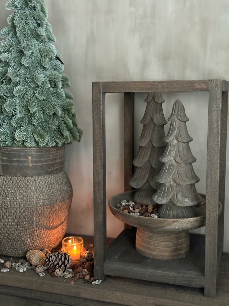 Houten kerstboom Rudolph Luksa medium