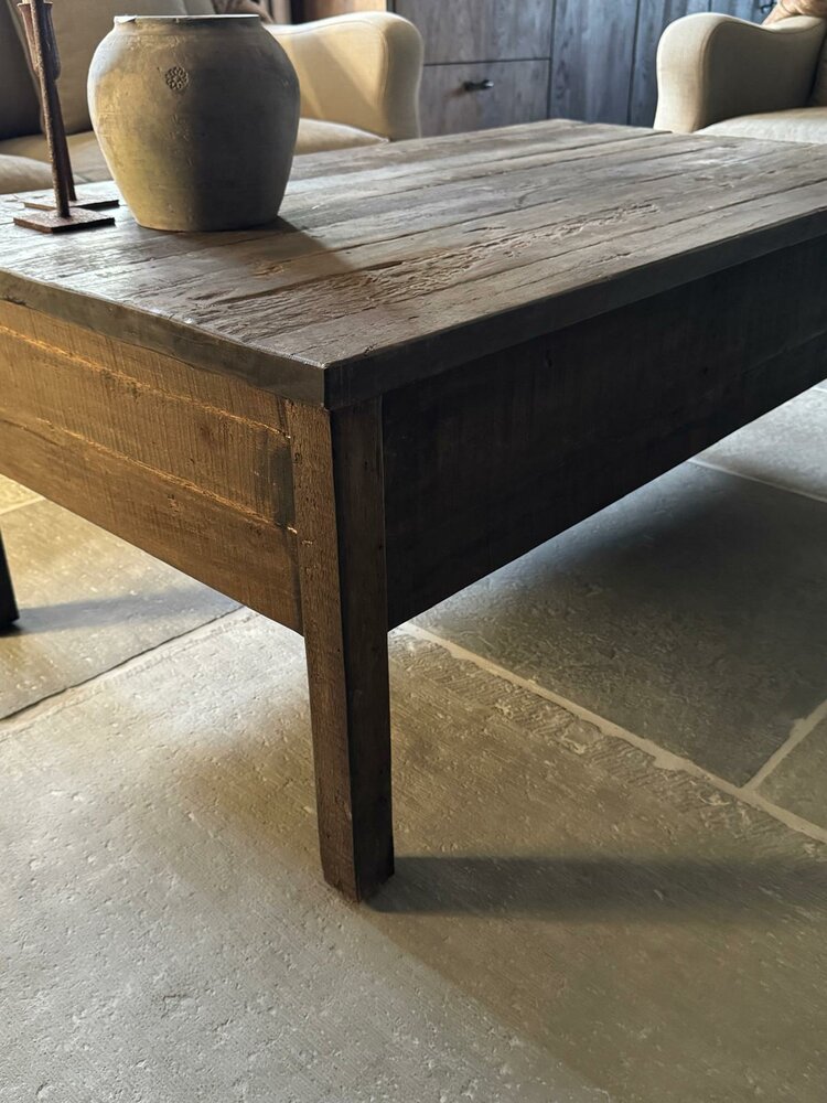 Salontafel Driftwood met 2 lades 130x75cm 
