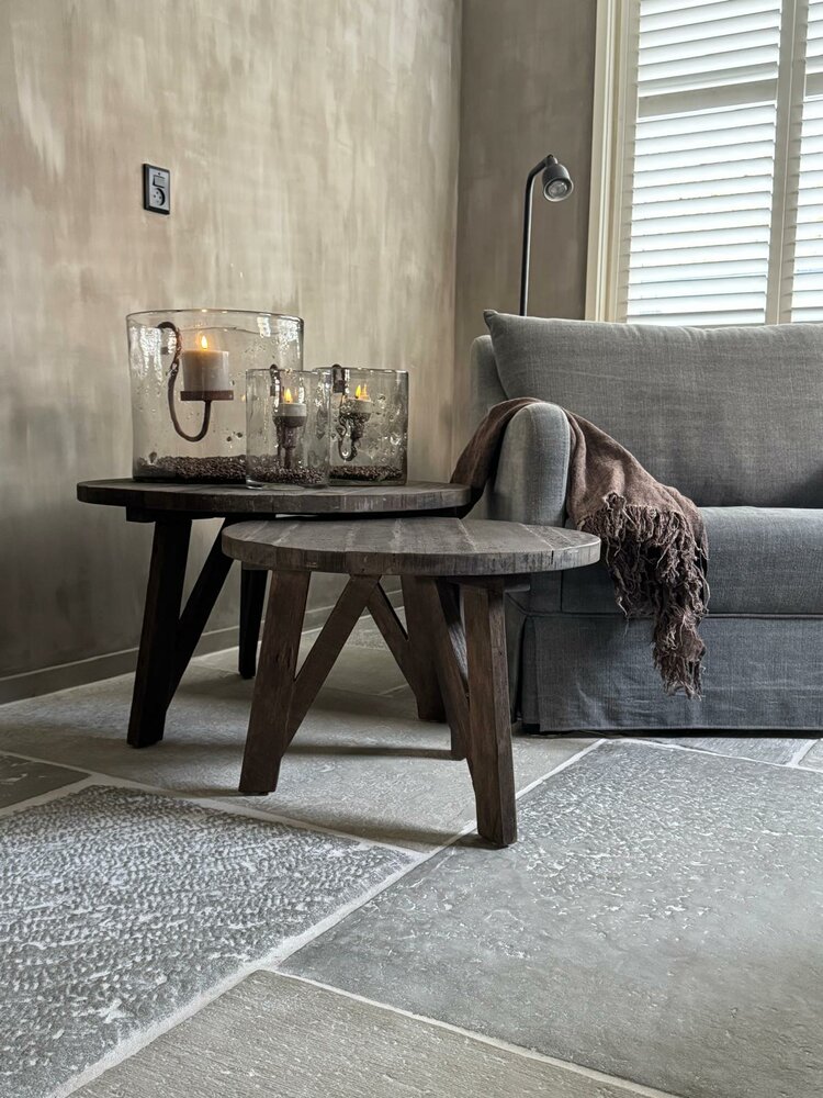 Ronde salontafels set Driftwood  A 