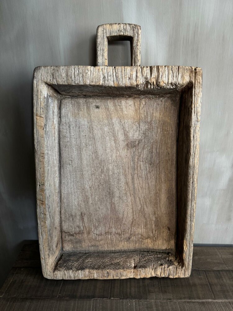 Houten bak met handvat | houten schaal met handvat 6