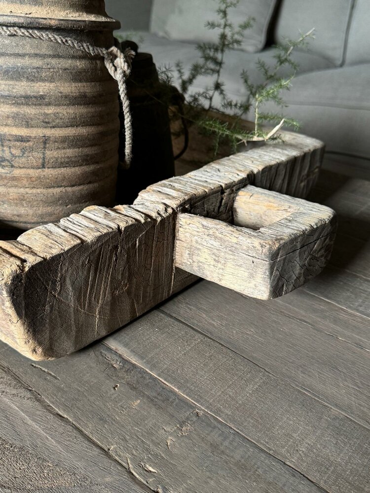 Houten bak met handvat | houten schaal met handvat 6