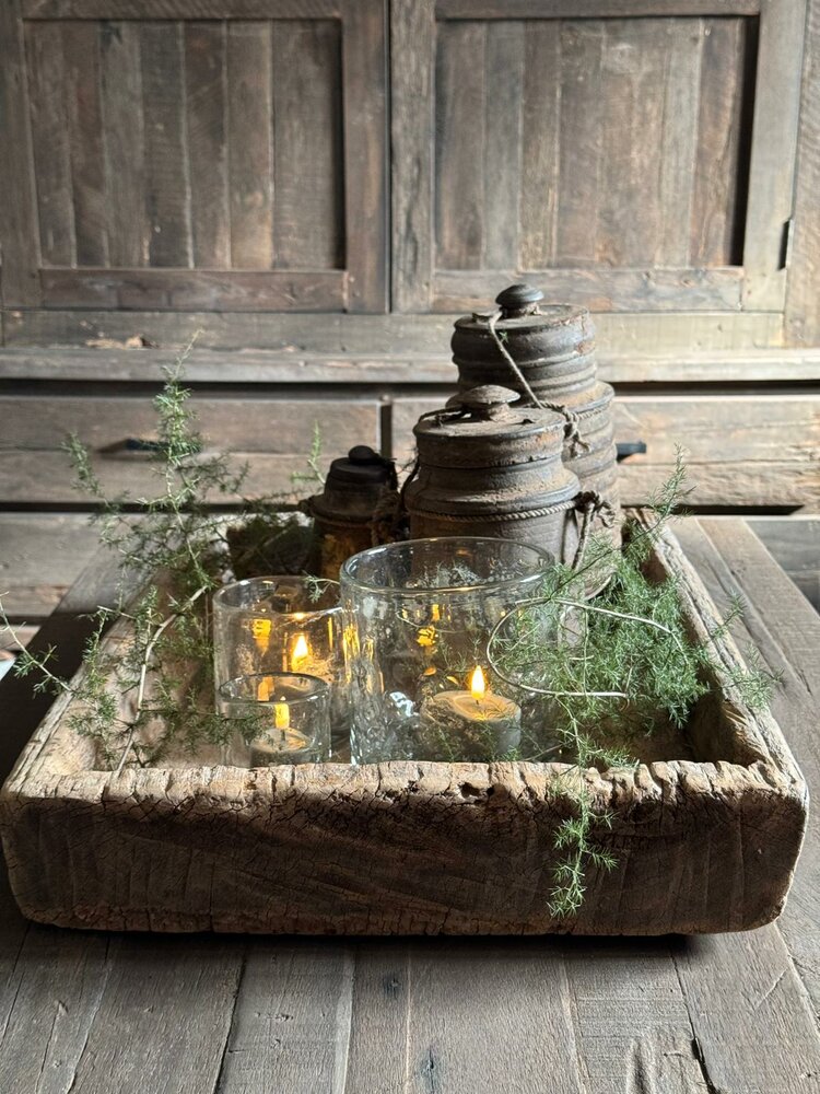 Houten bak met handvat | houten schaal met handvat 6