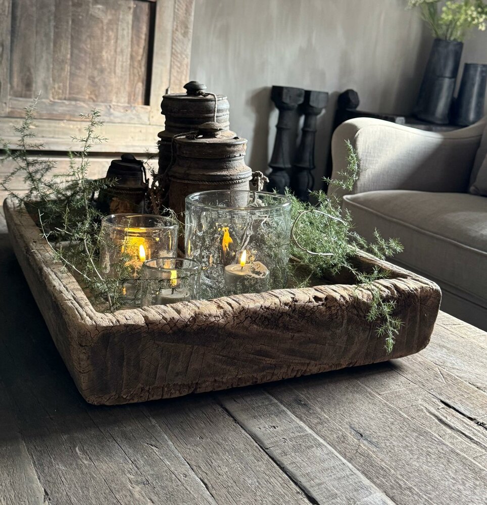 Houten bak met handvat | houten schaal met handvat 6