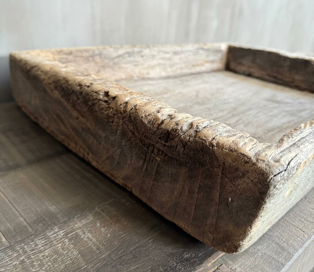 Houten bak met handvat | houten schaal met handvat 6