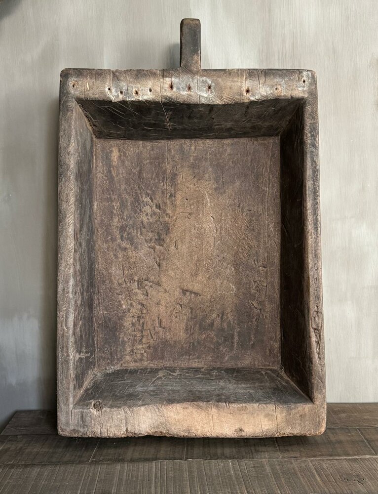 Houten bak met handvat | houten schaal met handvat 7