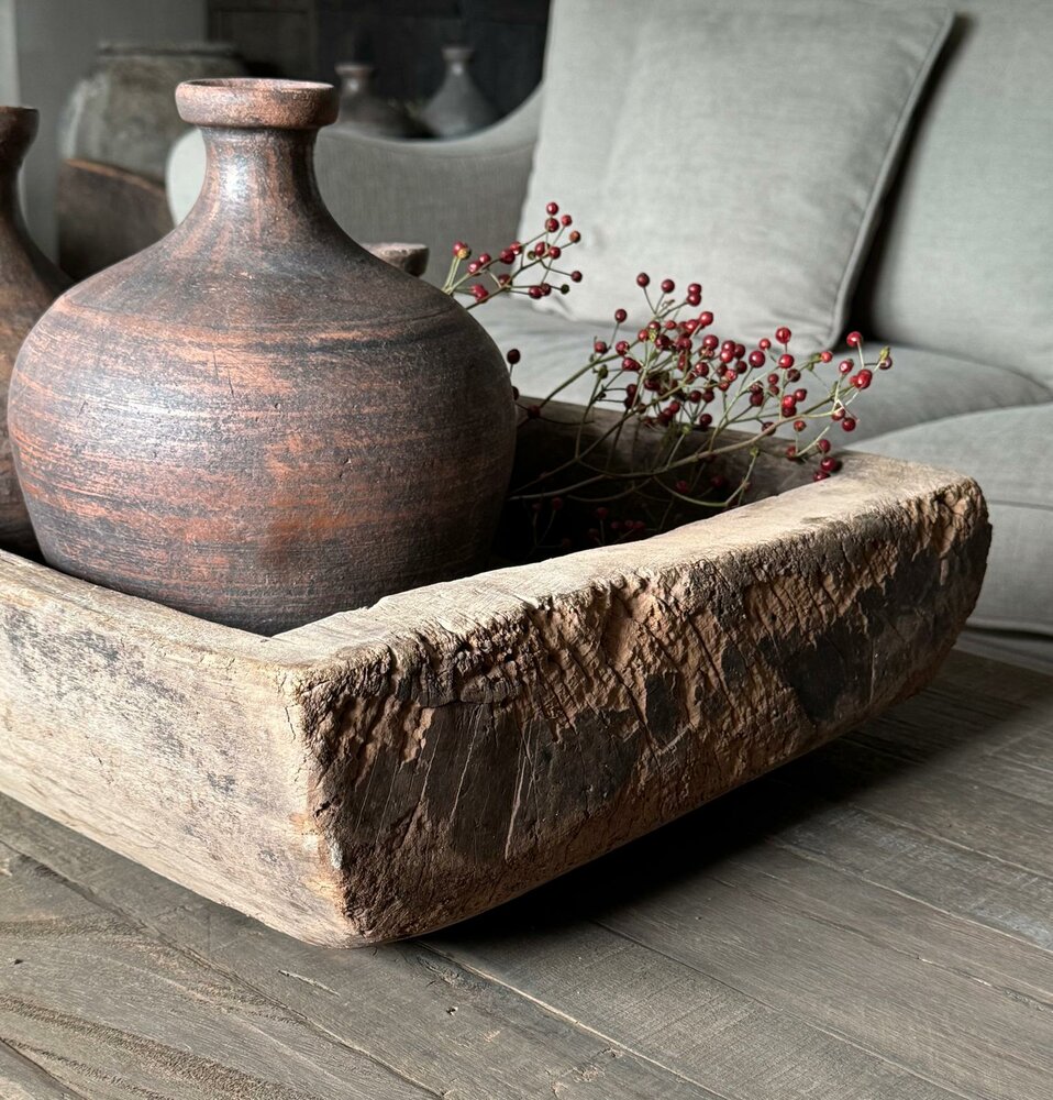 Houten bak met handvat | houten schaal met handvat 7