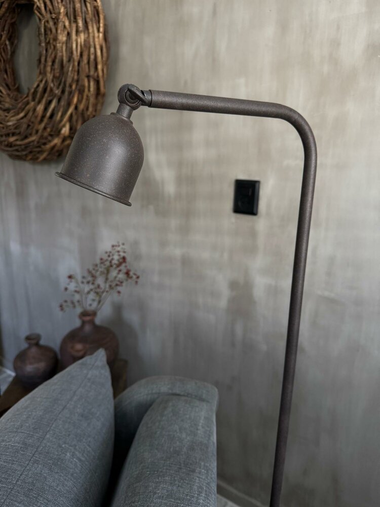 Vloerlamp Abel bruin Luksa 