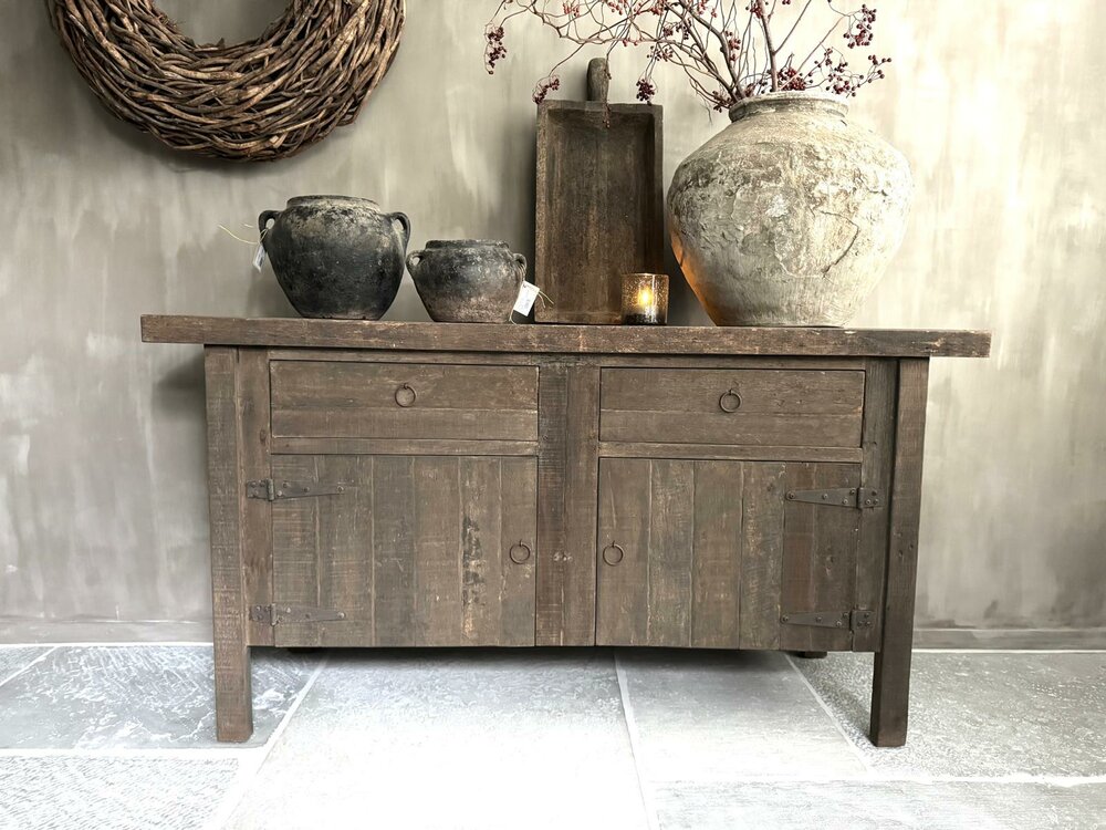 Dressoir Driftwood 2- deurs en 2 lades (afhalen)