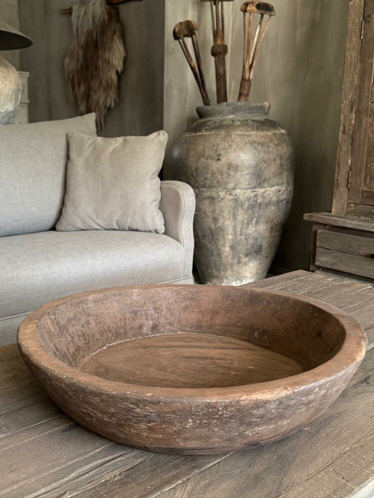 Houten schaal XL Aura Peeperkorn 