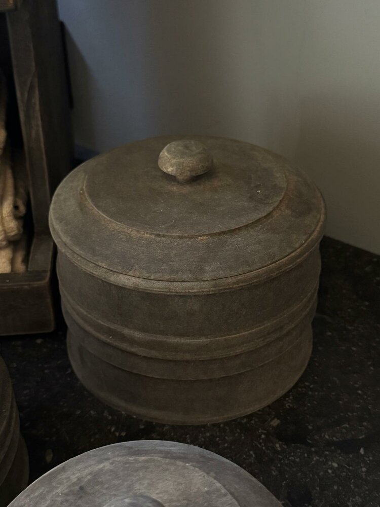 Houten potje met deksel Dimas L Luksa 