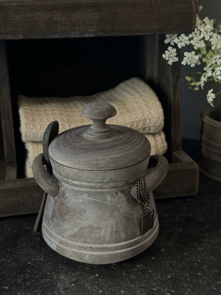 Potje met lepel Aura Peeperkorn 