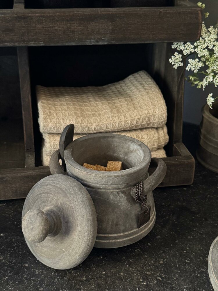 Potje met lepel Aura Peeperkorn 