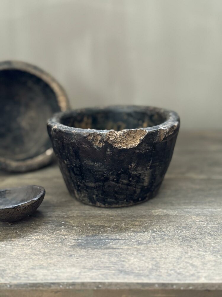 Oud speksteen schaaltje | oude picklepot B