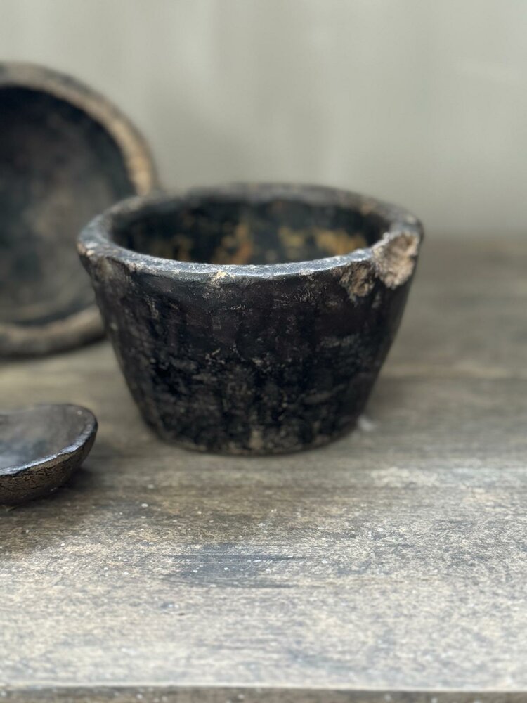 Oud speksteen schaaltje | oude picklepot B