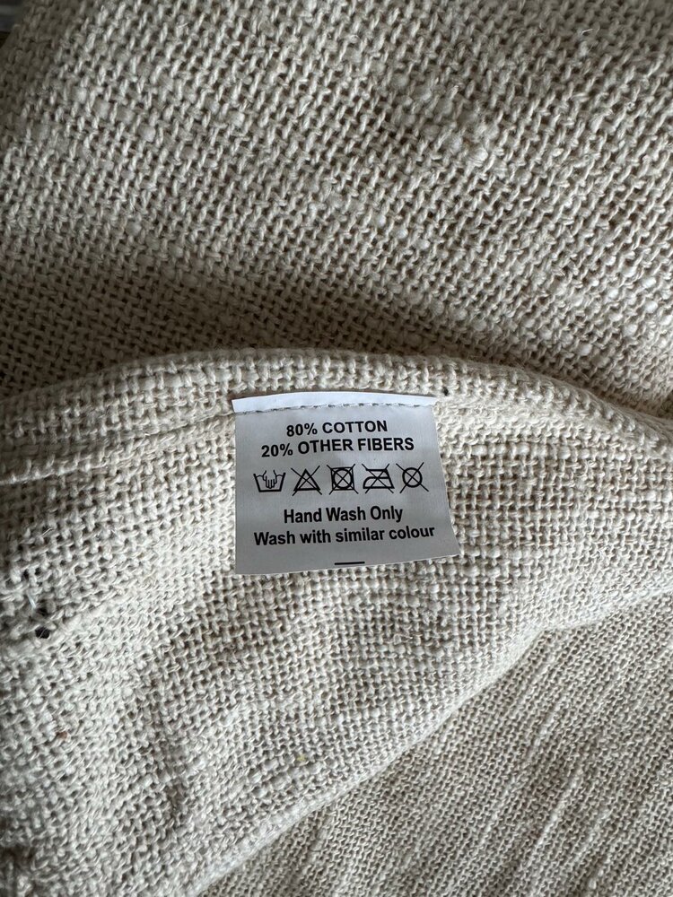 Plaid Cosy cream