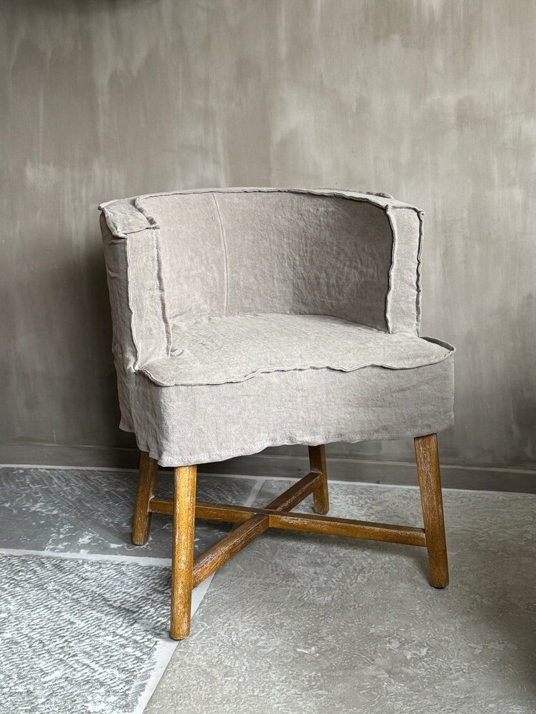 Eetkamerstoel Dirkje Linnen Aura Peeperkorn  (afhalen)