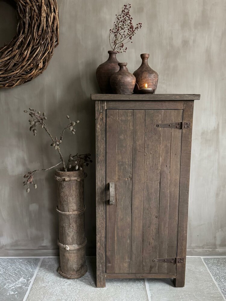 1 deurs kast | &Eacute;&eacute;ndeurskast Keci Driftwood A (afhalen)