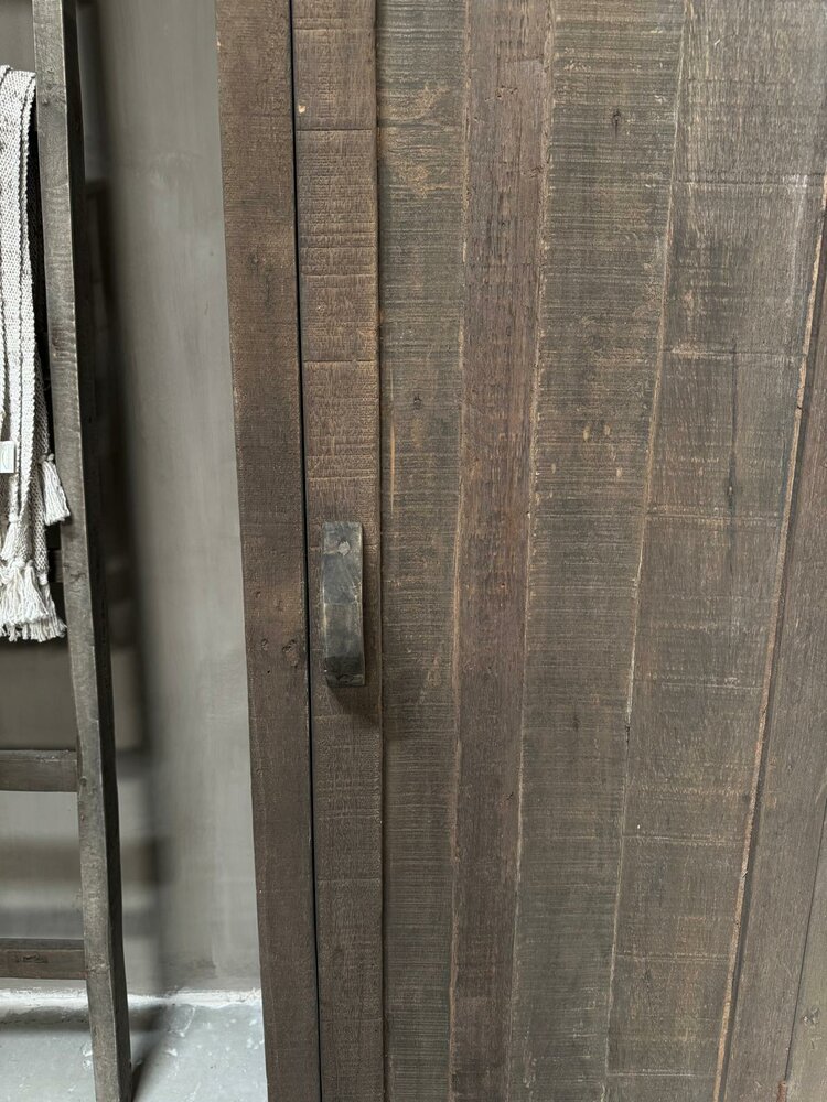 1 deurs kast| &eacute;&eacute;n deurs kast Driftwood  hoogte 140cm  A (afhalen)