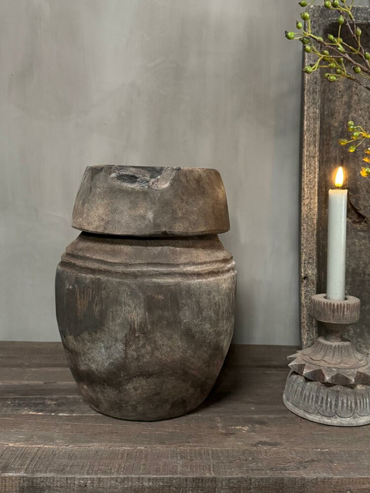 Unieke pot met deksel Luksa D