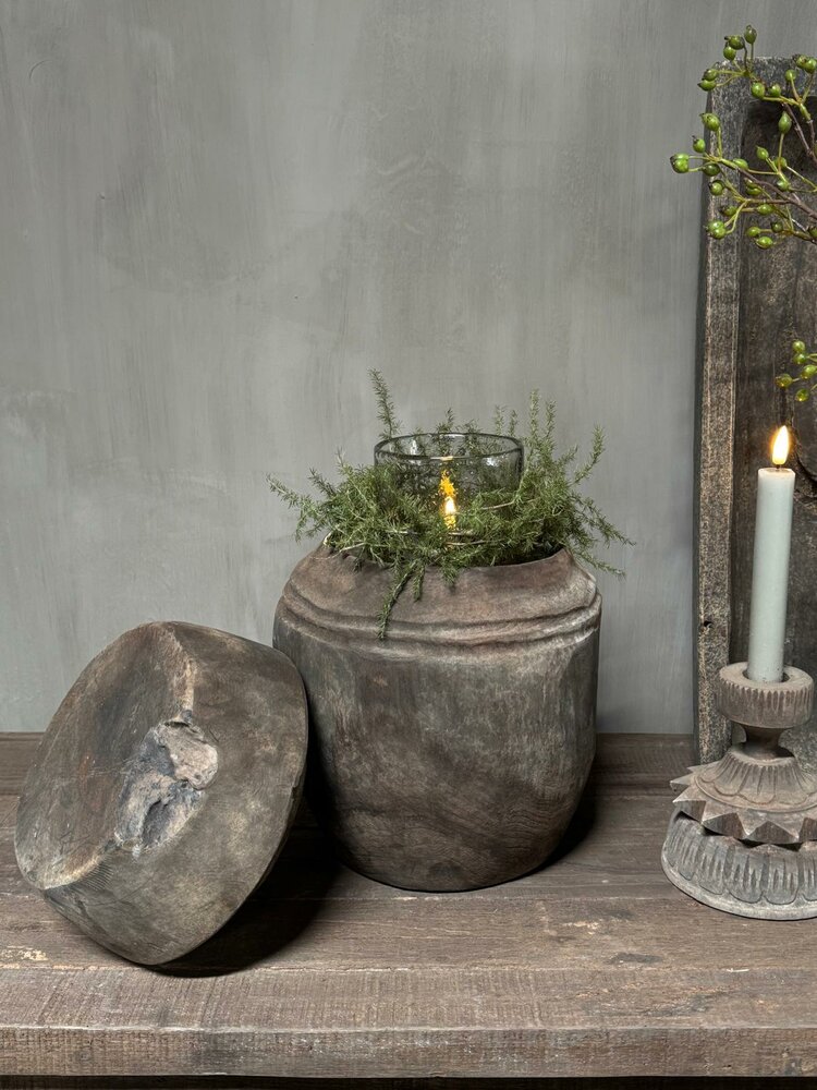 Unieke pot met deksel Luksa D