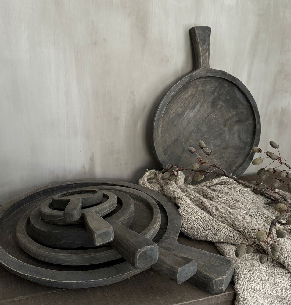 Amuseplank| serveerplank| plank met handvat 35cm