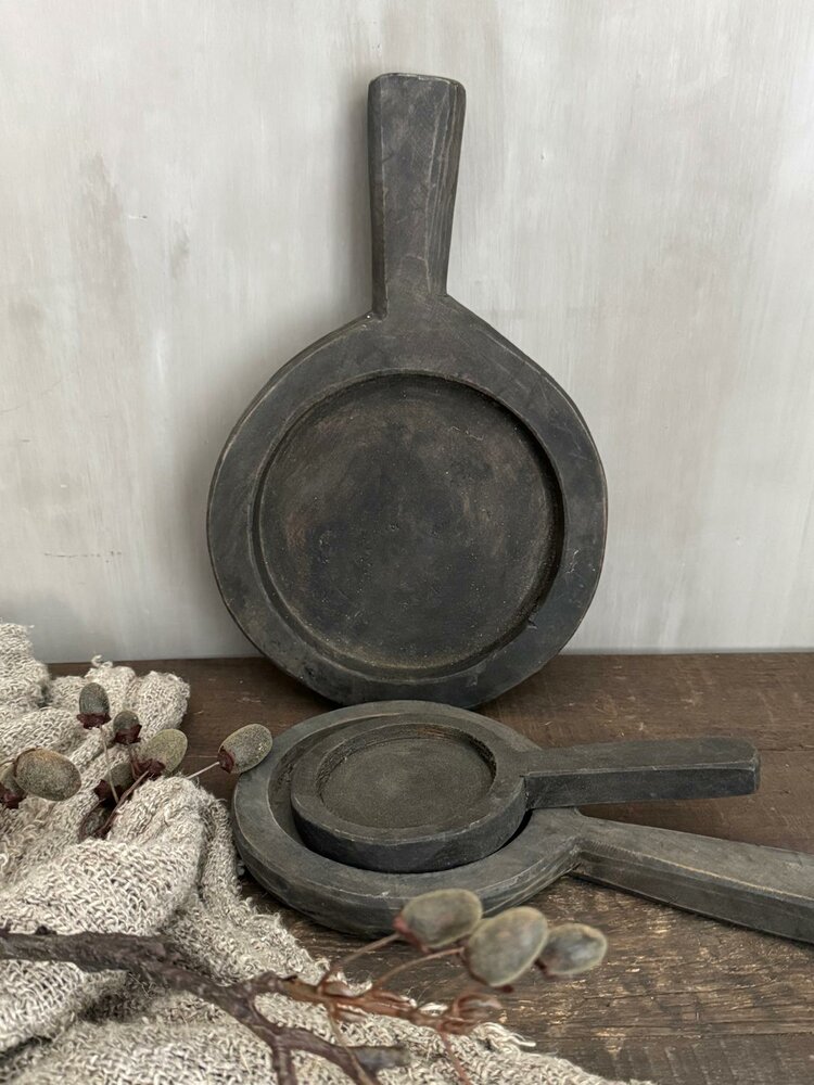 Amuseplankje| serveerplankje| plankje met handvat 15cm