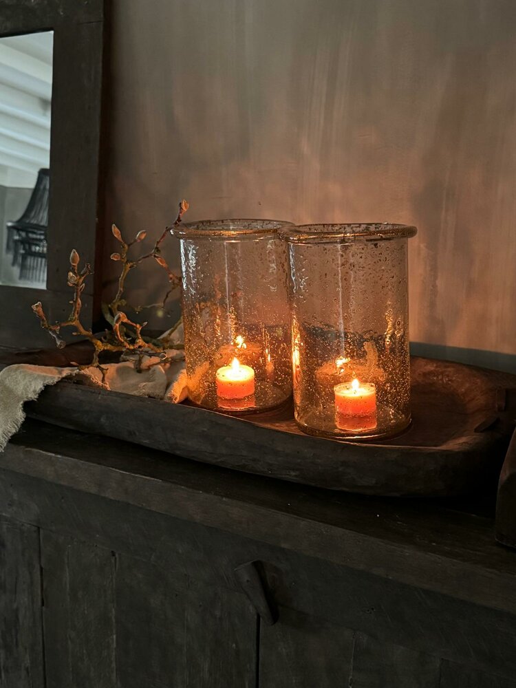 Windlicht Aura Peeperkorn 16x16x25cm