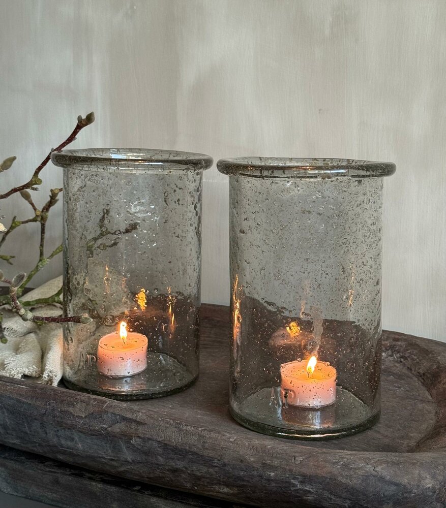 Windlicht Aura Peeperkorn 16x16x25cm