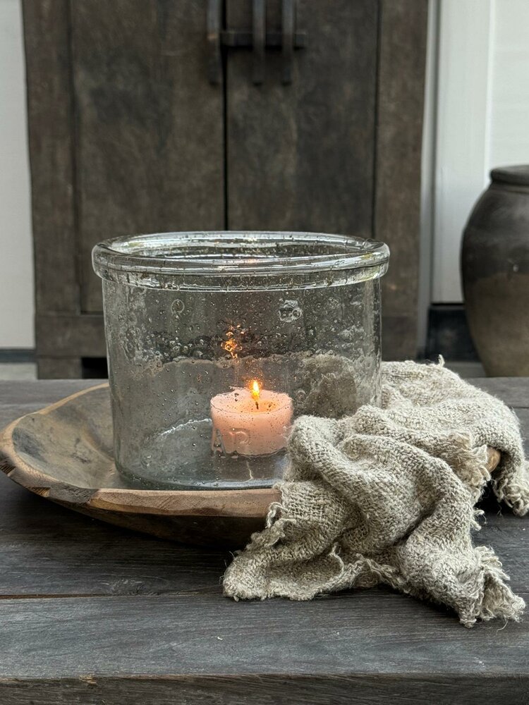 Windlicht Aura Peeperkorn 17x17x14cm