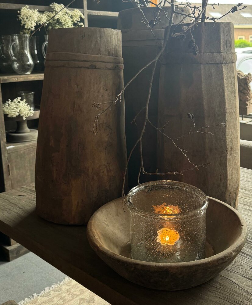 Windlicht Aura Peeperkorn 17x17x14cm