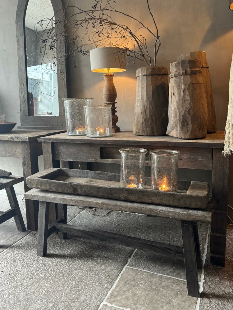 Windlicht Aura Peeperkorn 16x16x25cm