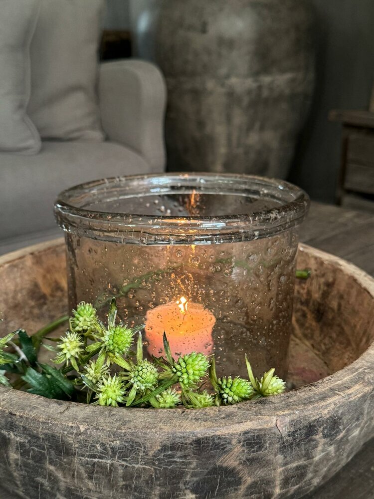 Windlicht Aura Peeperkorn 17x17x14cm