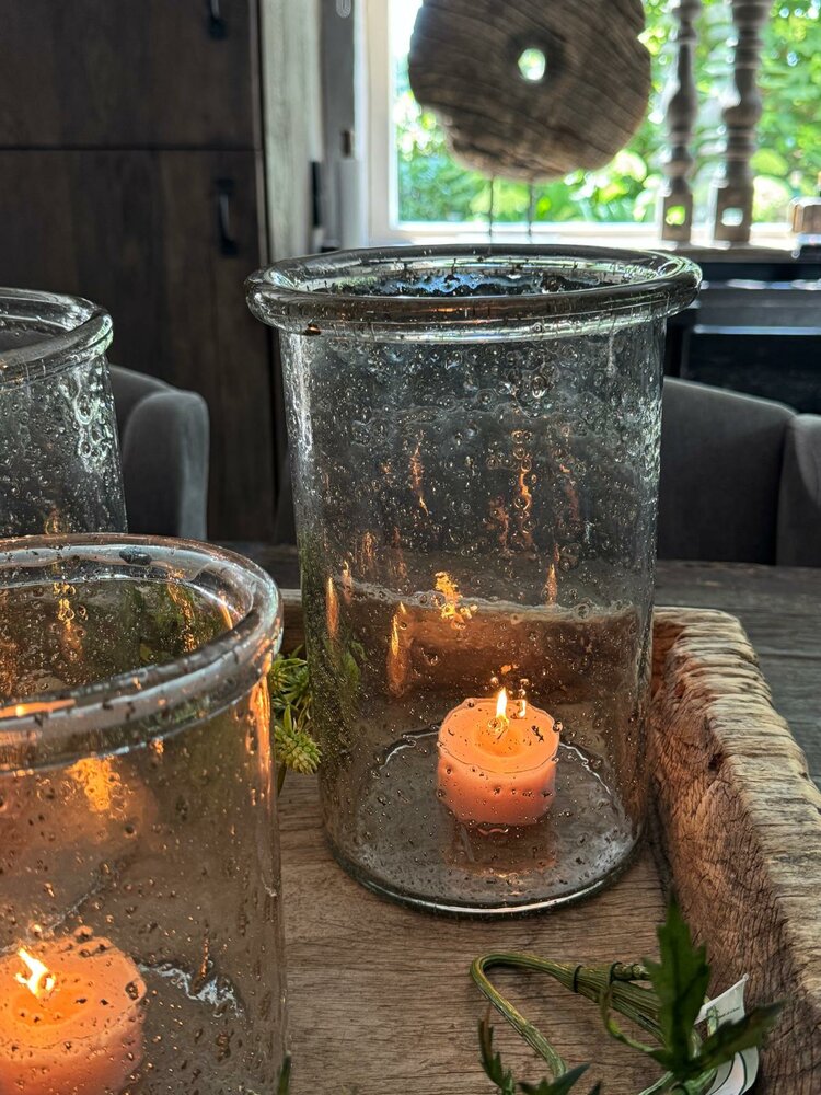 Windlicht Aura Peeperkorn 16x16x25cm