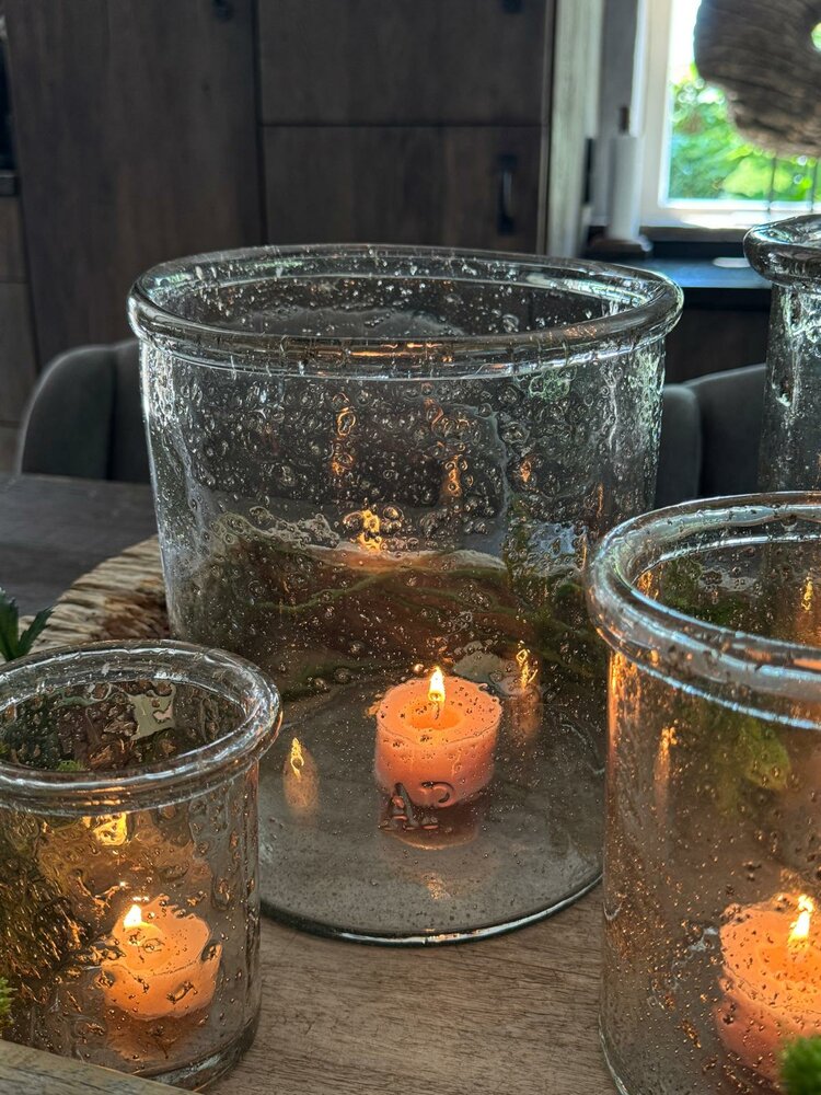 Windlicht Aura Peeperkorn 21x21x23cm