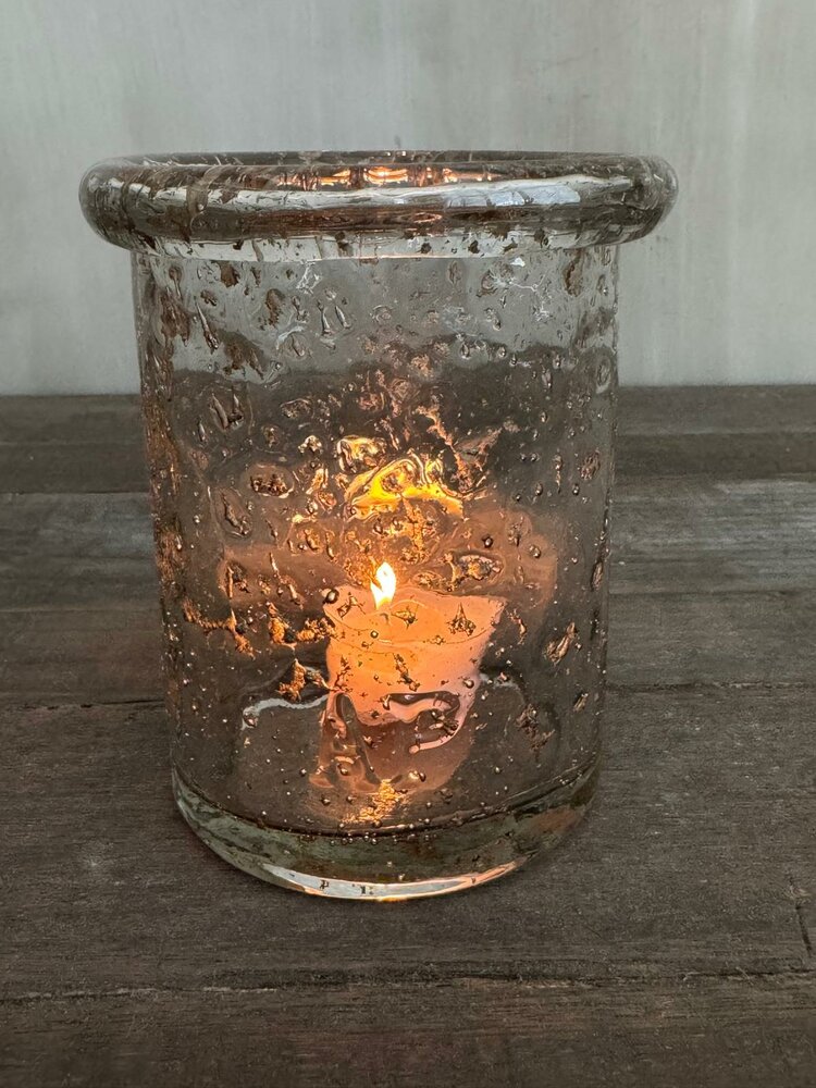 Windlicht Aura Peeperkorn 9x9x12cm