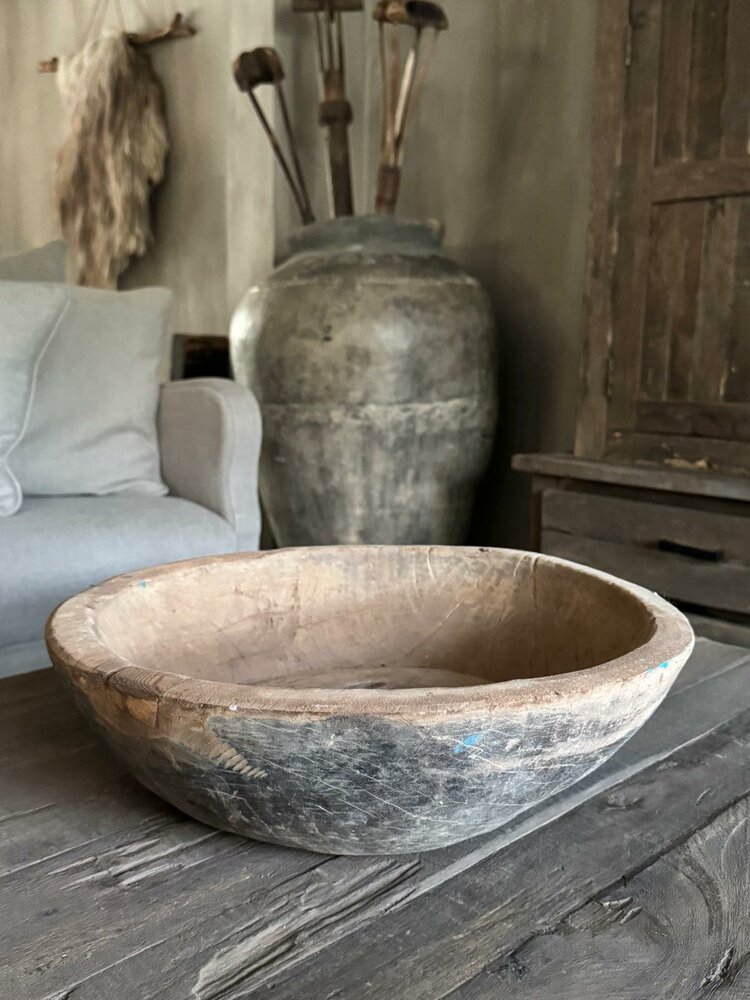 Houten schaal Aura Peeperkorn 